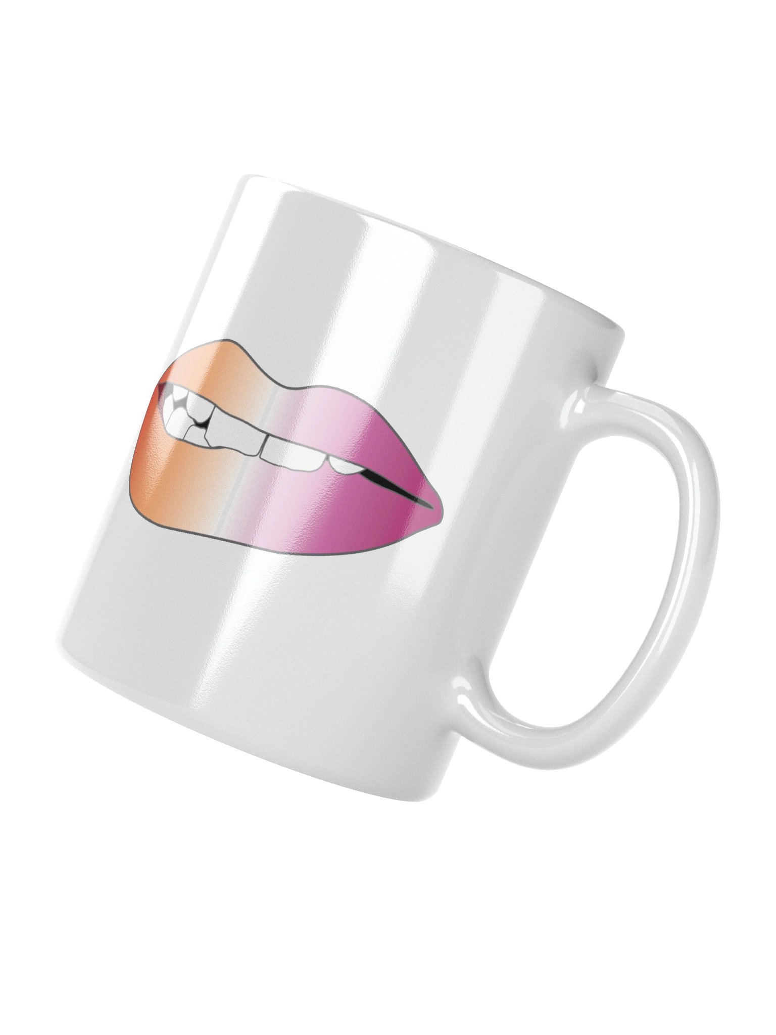 Lesbian Pride Gradient Biting Lips Mug product image (2)