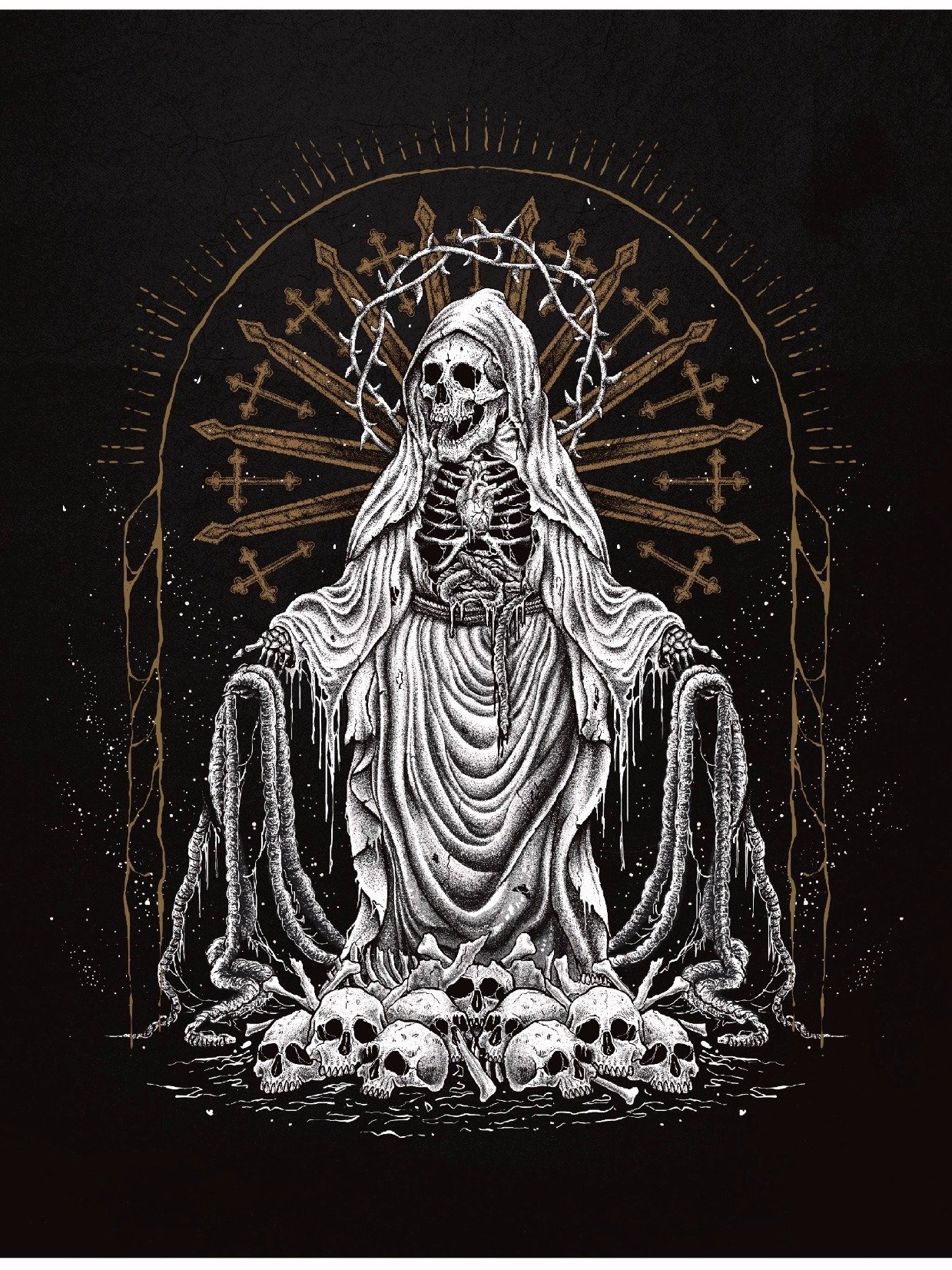 Santa Muerte Print product image (1)
