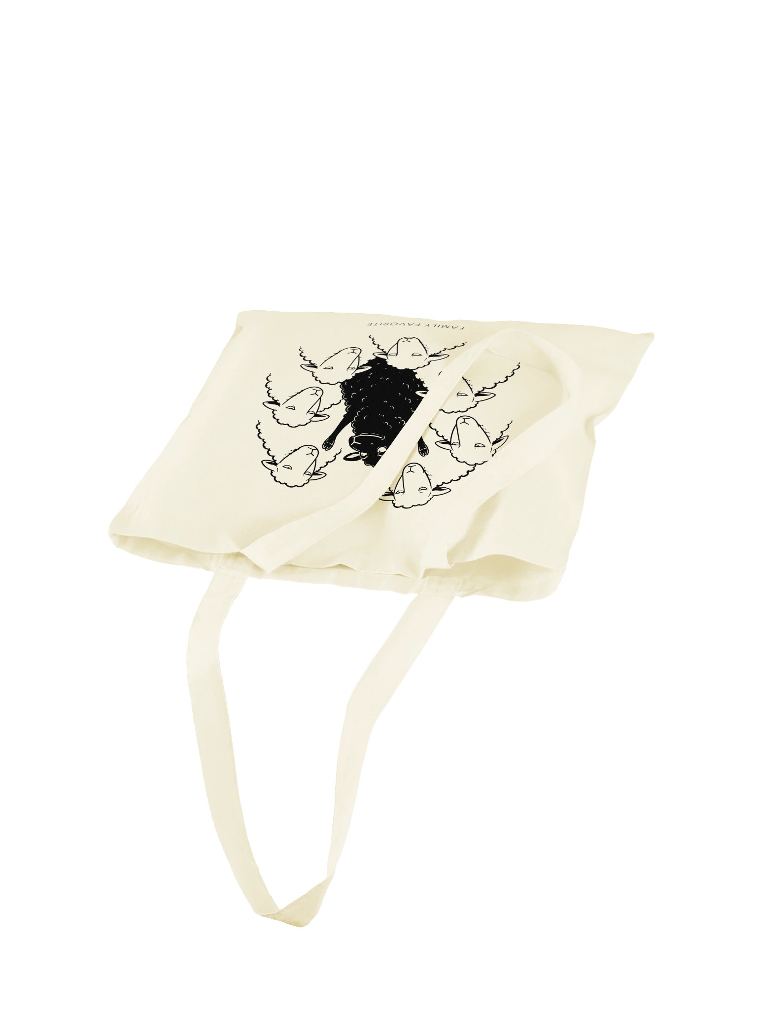 Family Favorite Black Sheep Cotton Tote Bag product image (4)