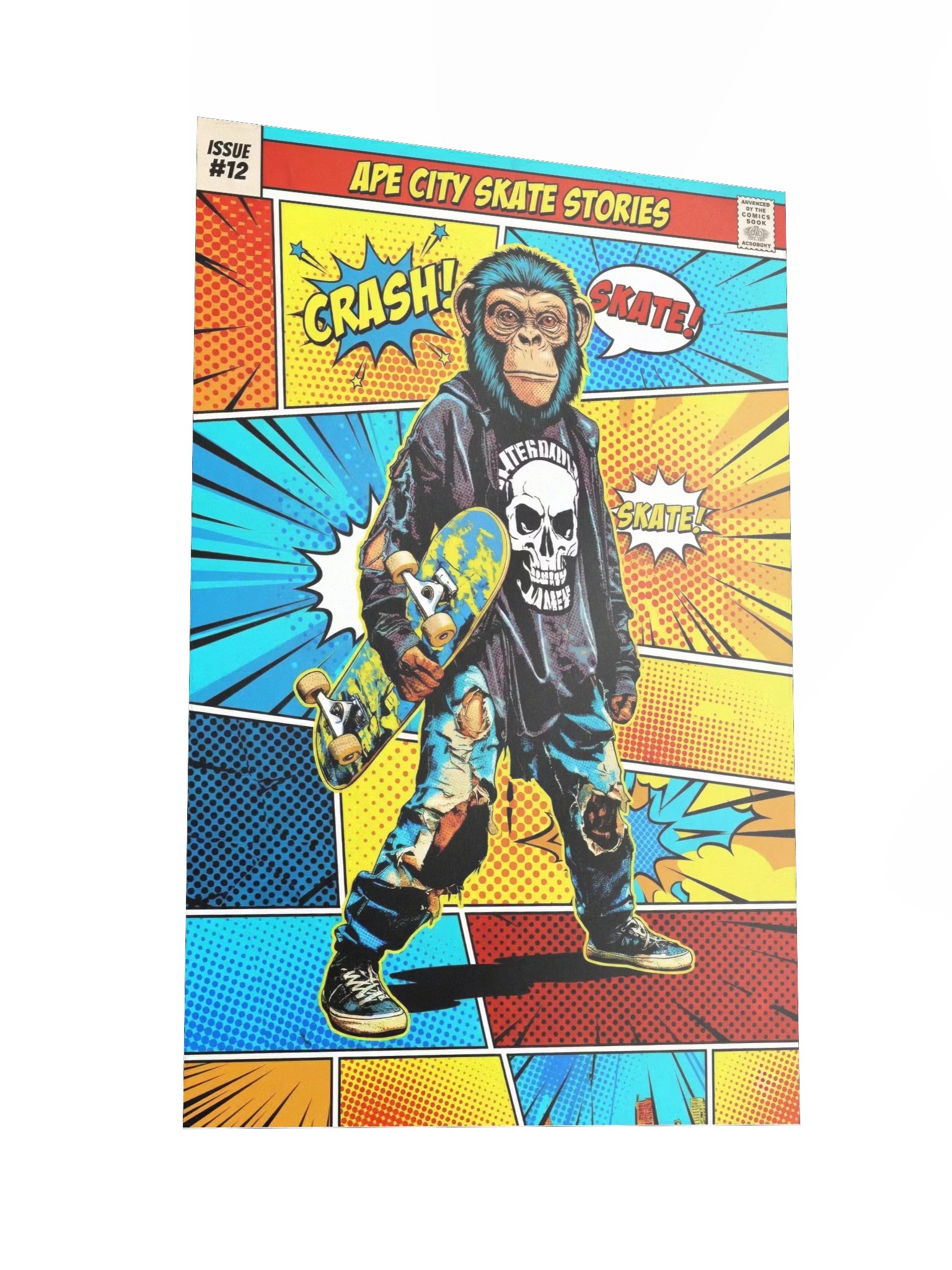 APE-SKATER // ISSUE #12: NEON POP (OFFICIAL COLLECTOR’S PRINT) product image (4)