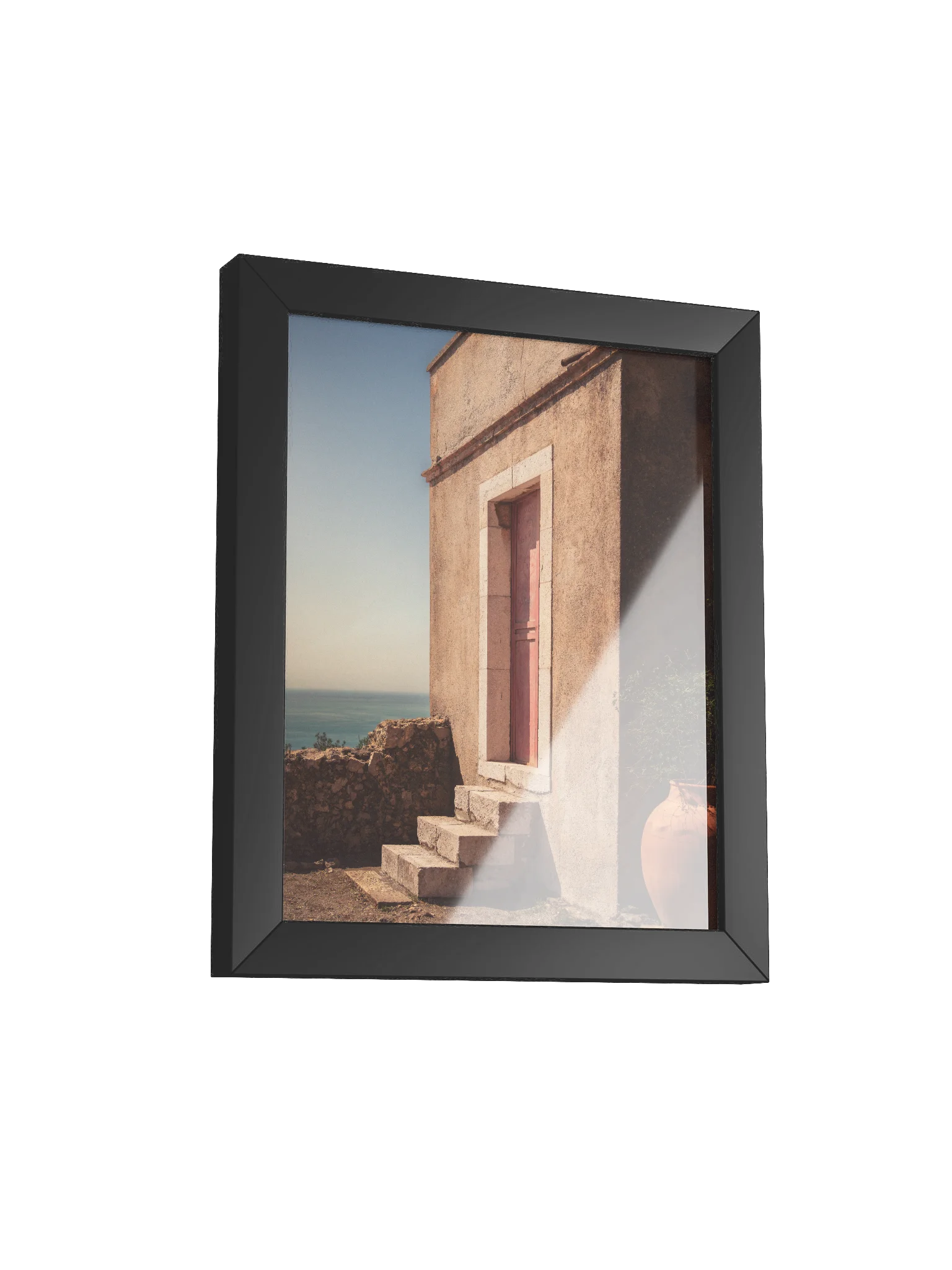 The Old Doorway of Taormina, Italy Framed Matte Poster product image (2)