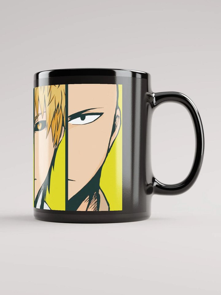 One Punch Man White Glossy Mug – Bold Anime-Inspired Design product image (2)