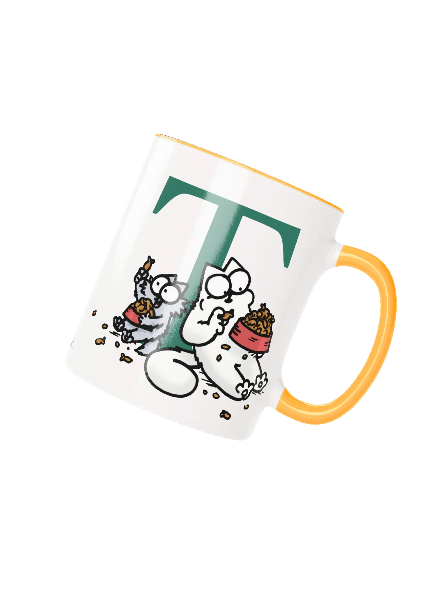 Cat Monogram Mug - T product image (1)