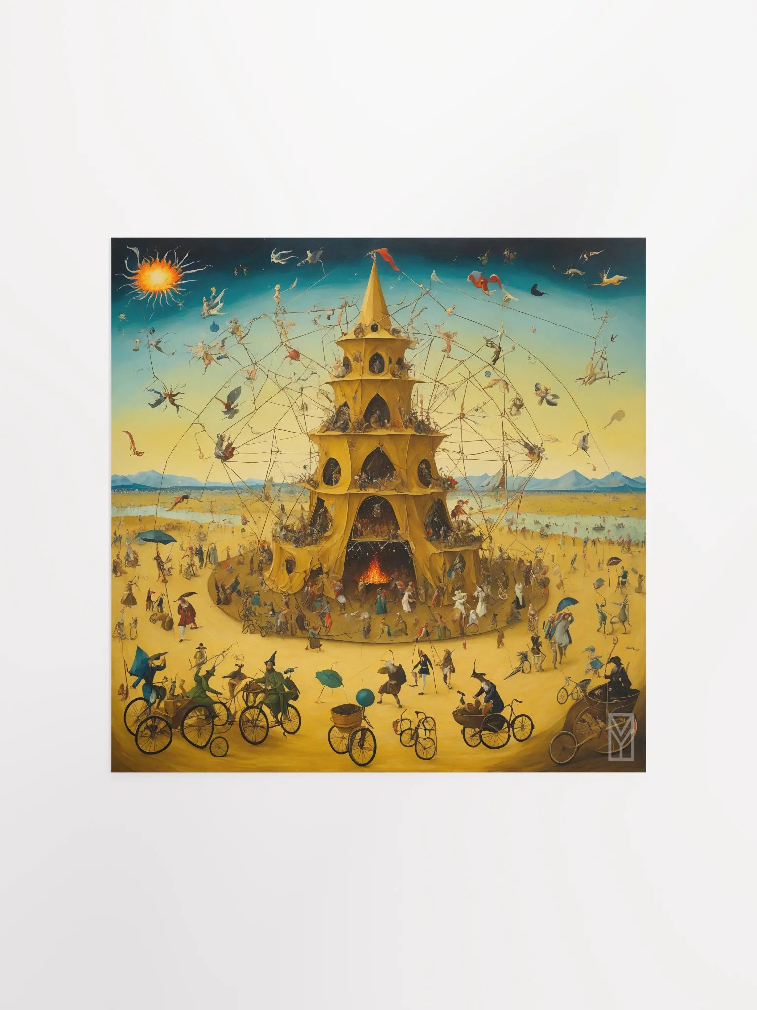 Poster Storm at the Festival: Surreal Vision product image (1)