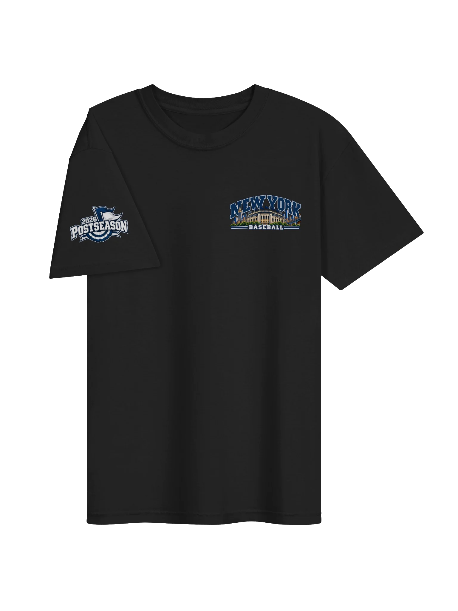 New York Bronx Baseball 2026 "Postseason" Animated Player Back Print T-Shirt product image (3)
