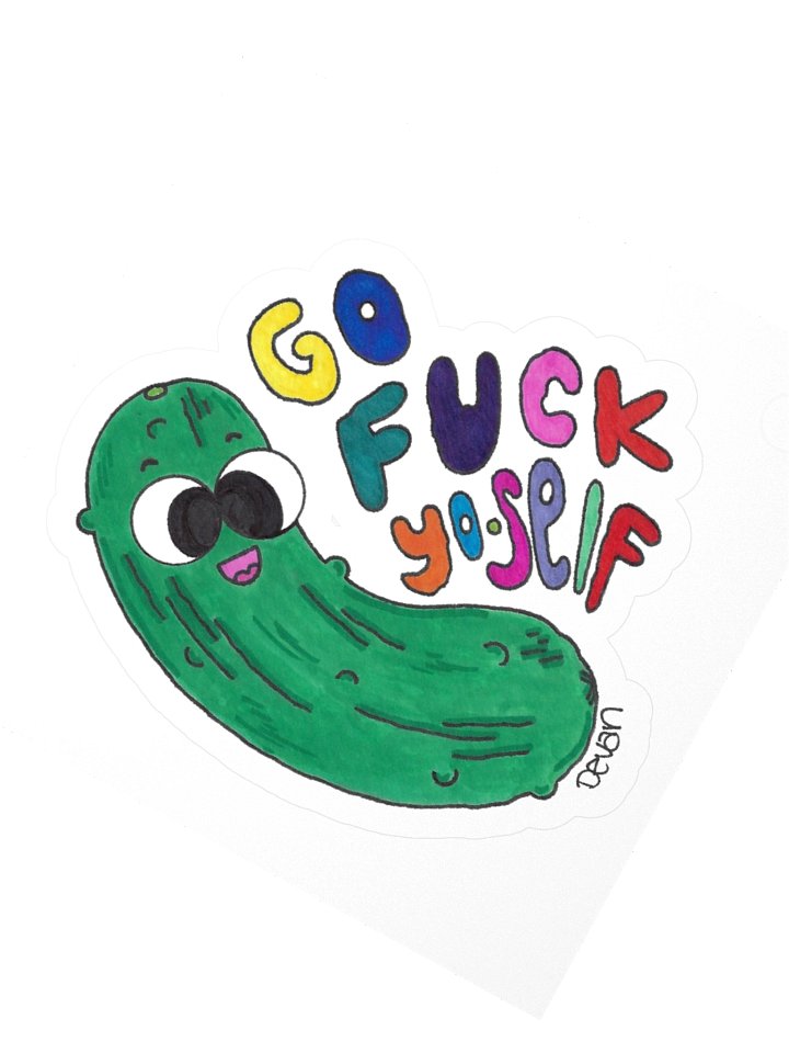 Pickle Friend Sticker product image (2)