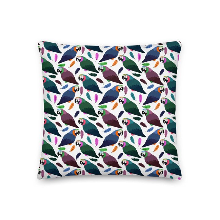 Vibrant Parrot Paradise Pillow product image (3)