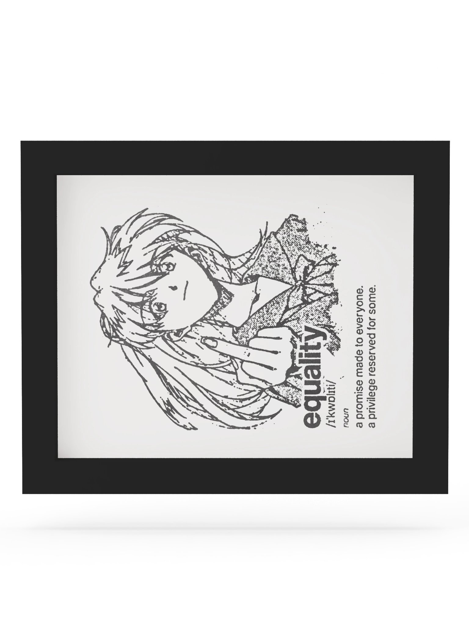 EQUALITY ! Framed Print. product image (50)