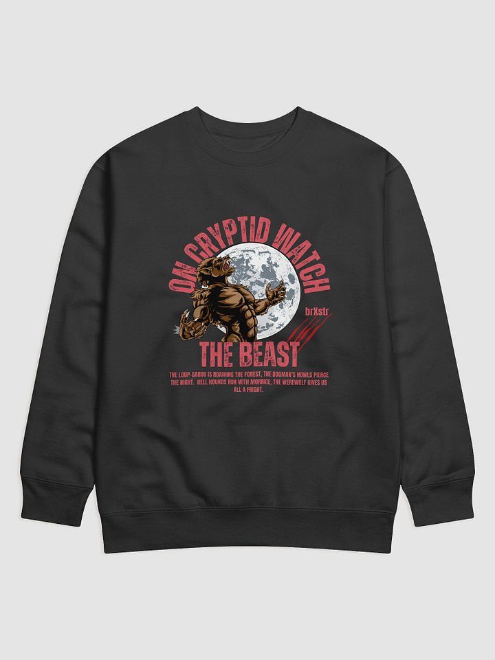Cryptid Watch Premium Werewolf Sweatshirt product image (10)