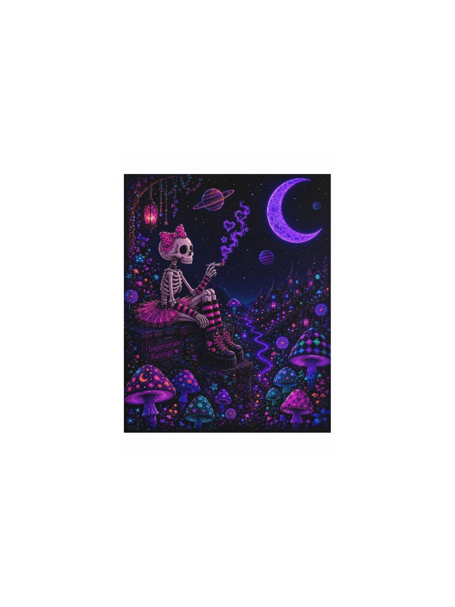 Skeleton Girl Matte Poster product image (9)