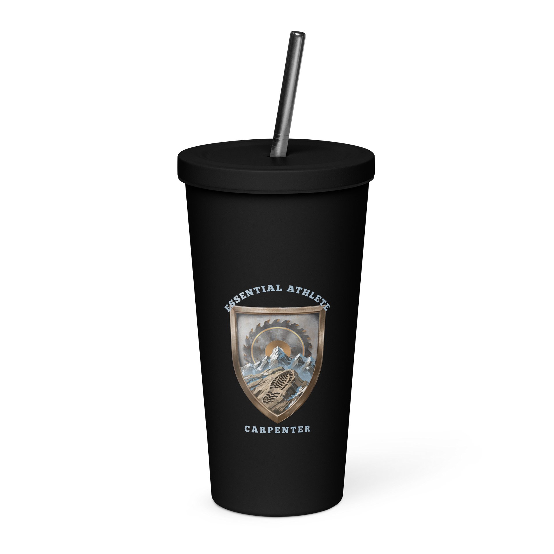 Shield Series: Carpenter Edition Tumbler with Straw product image (3)