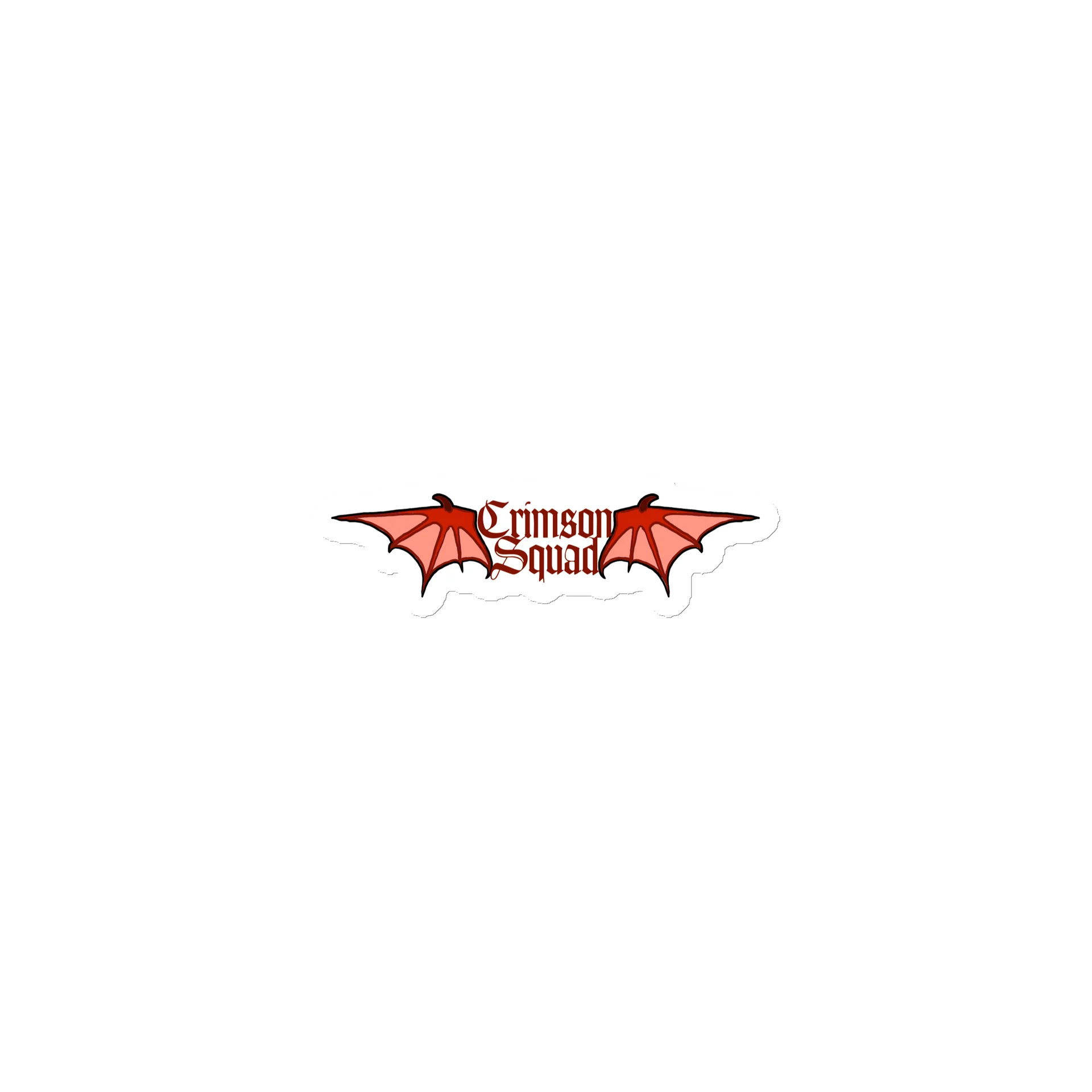 Crimson Squad Gothic Wing Logo Magnet product image (1)