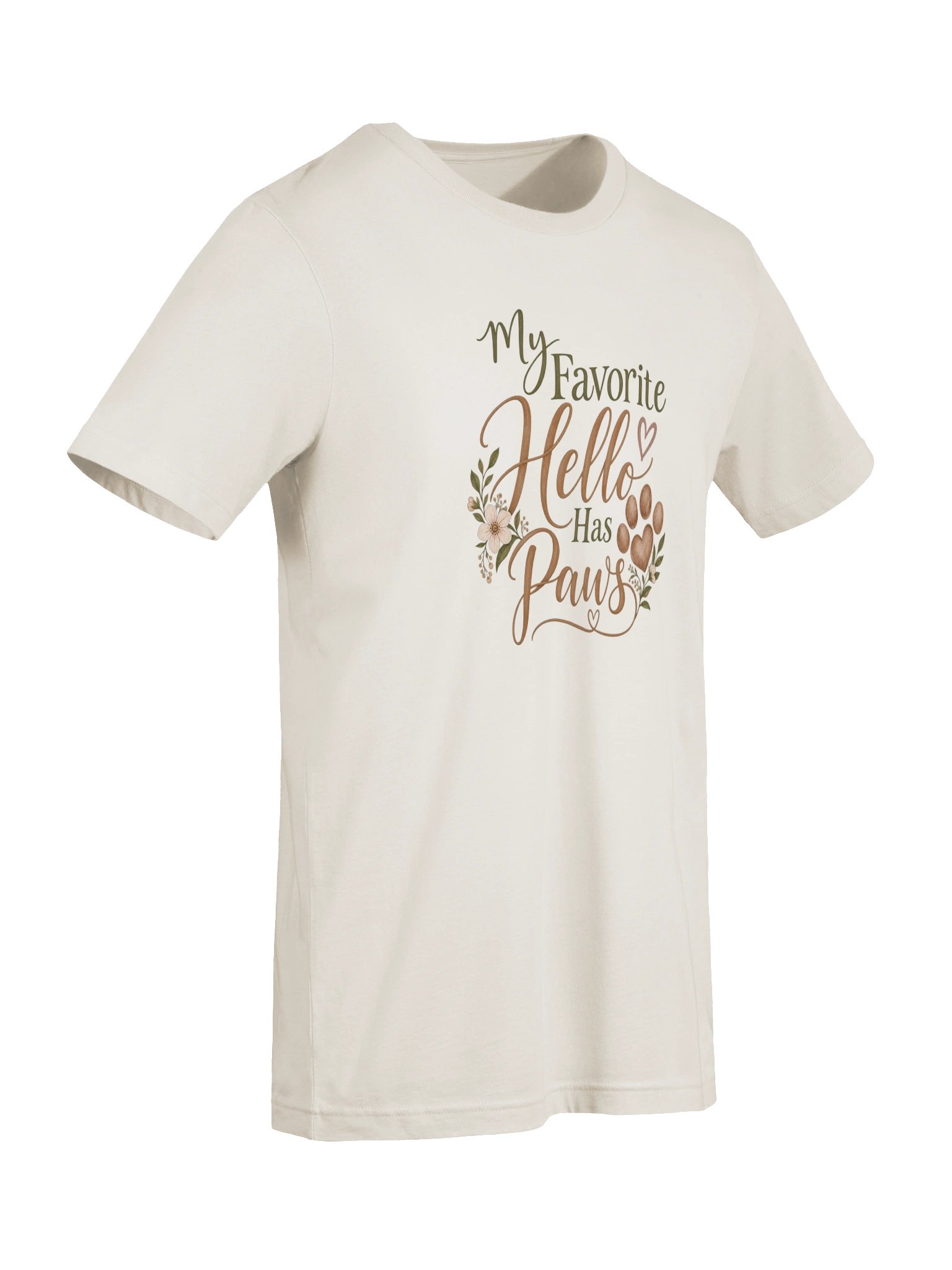 My Favorite Hello Has Paws Tee product image (9)