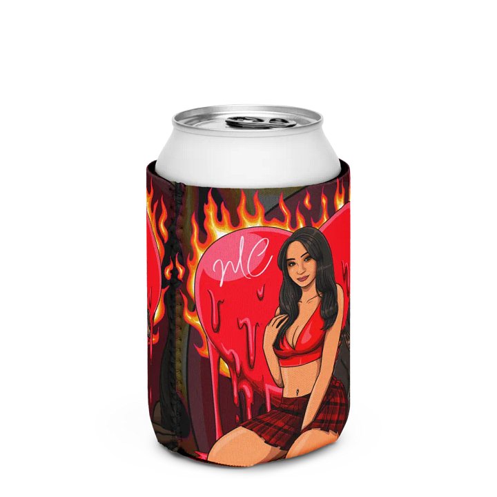 Heart on Fire Koozie product image (3)