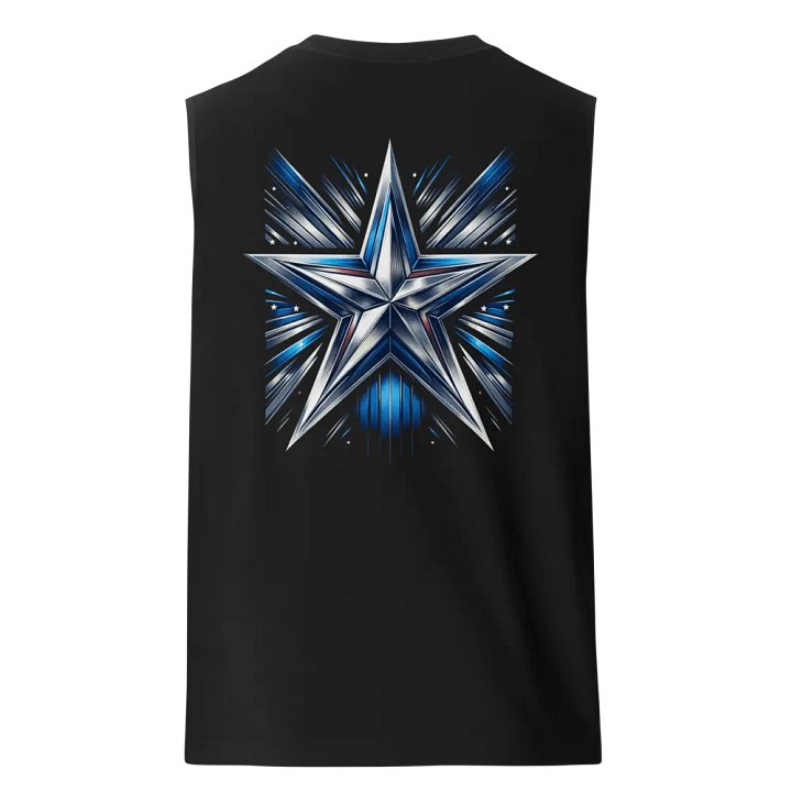 T3 Blue Star Burst Mens Tank product image (1)