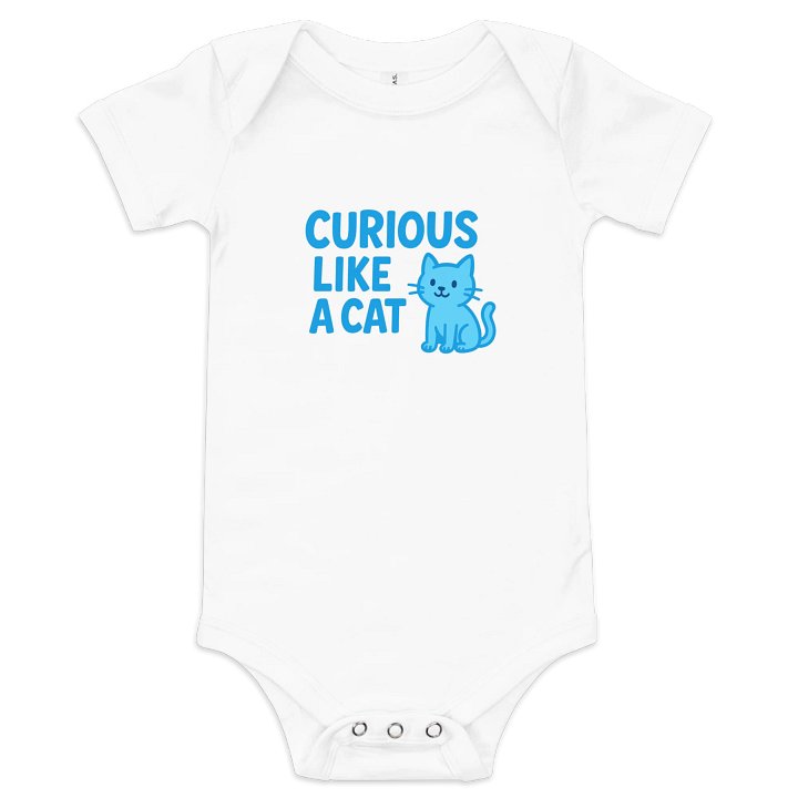 Curious Cat Baby Onesie product image (3)