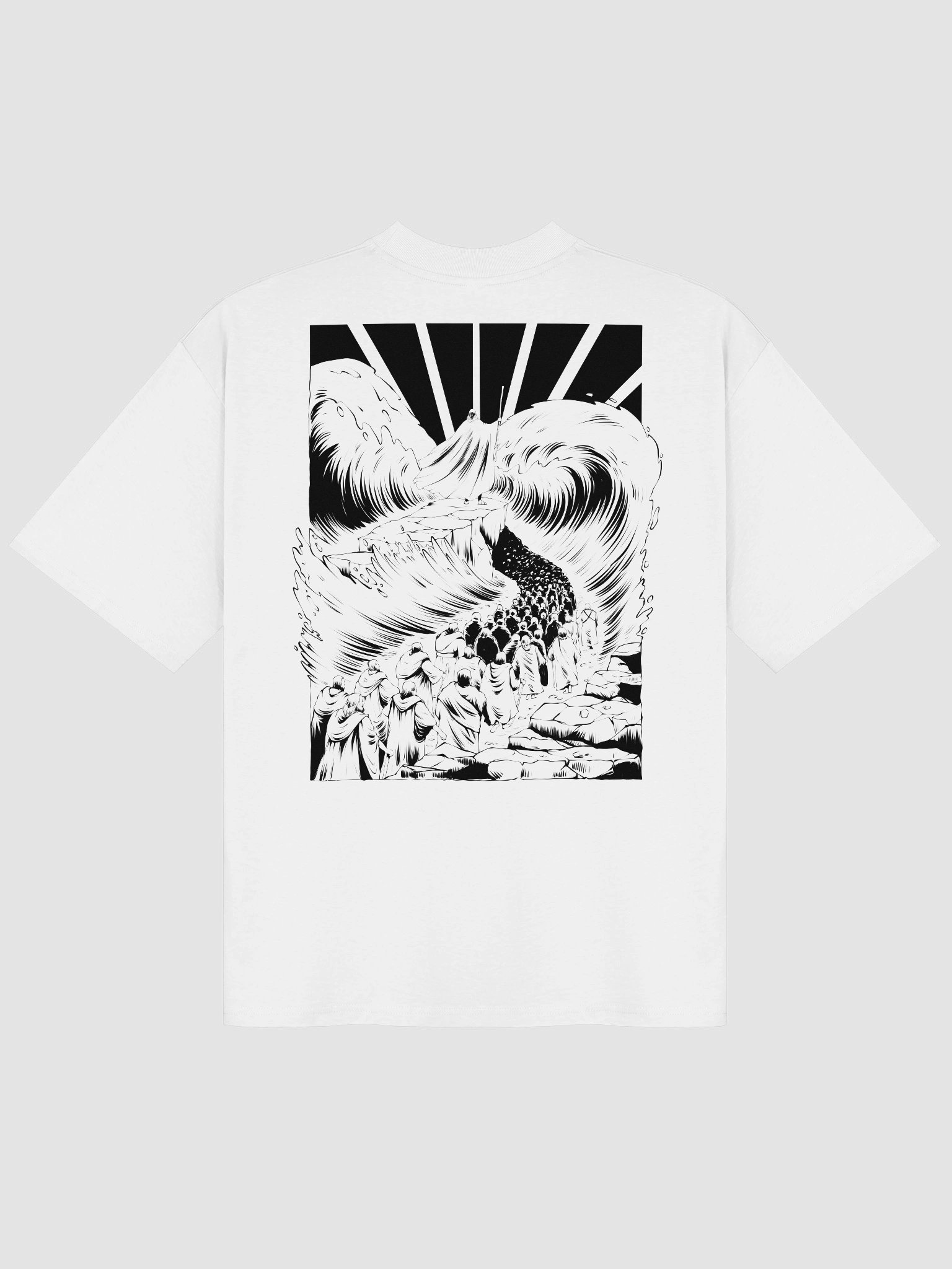 Oversized Freedom Tee B&W product image (1)