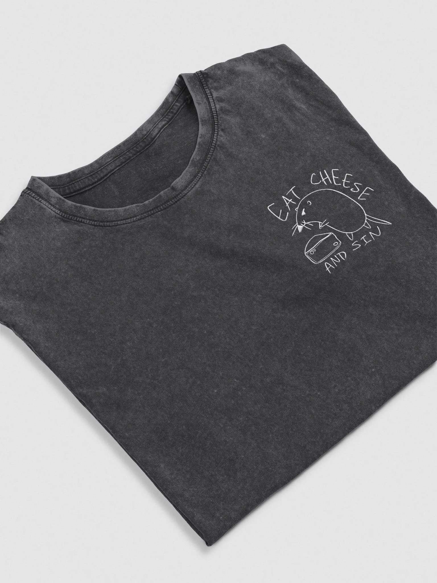 Eat Cheese And Sin Denim product image (3)