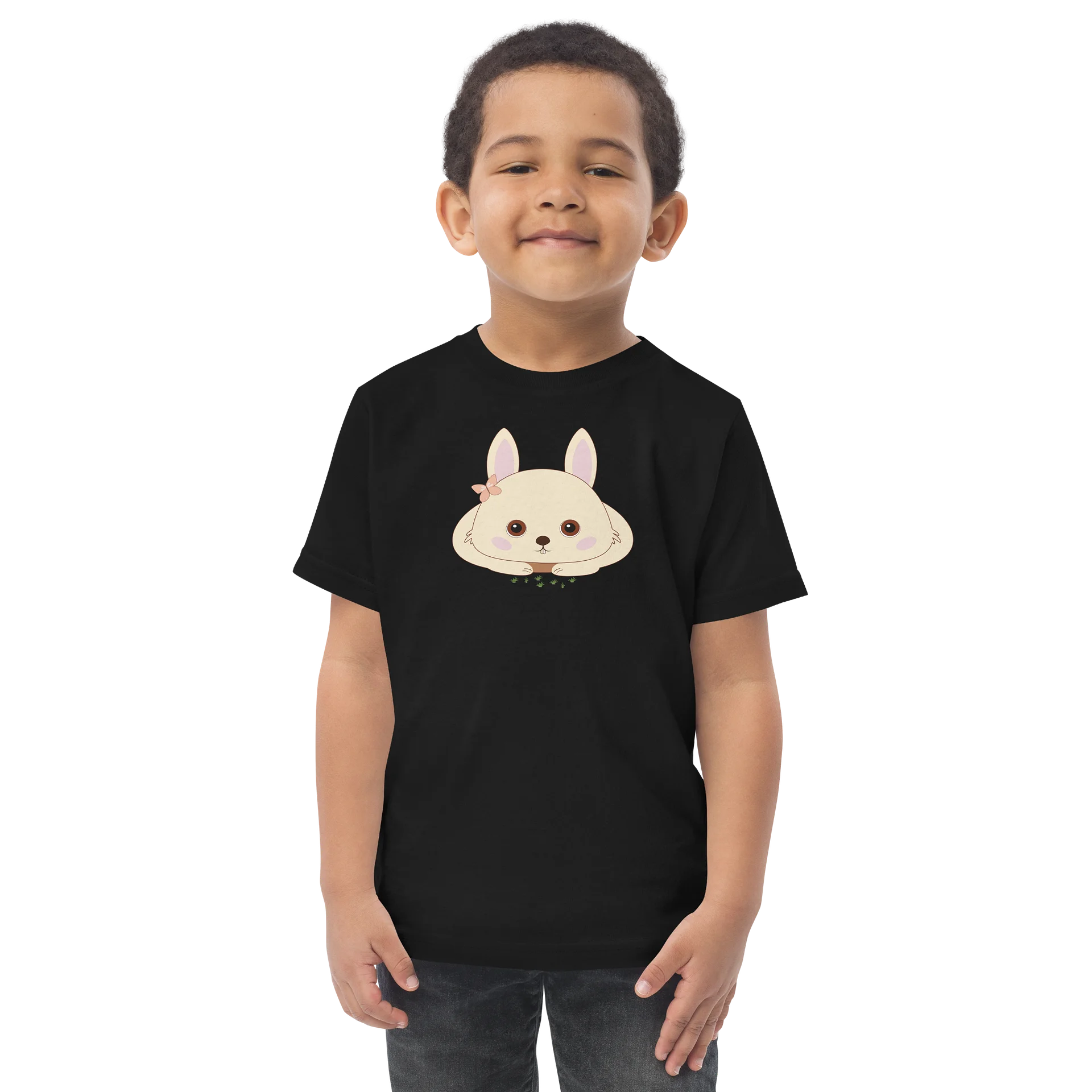 Spring Friends Bunny Toddler Jersey T-Shirt product image (1)