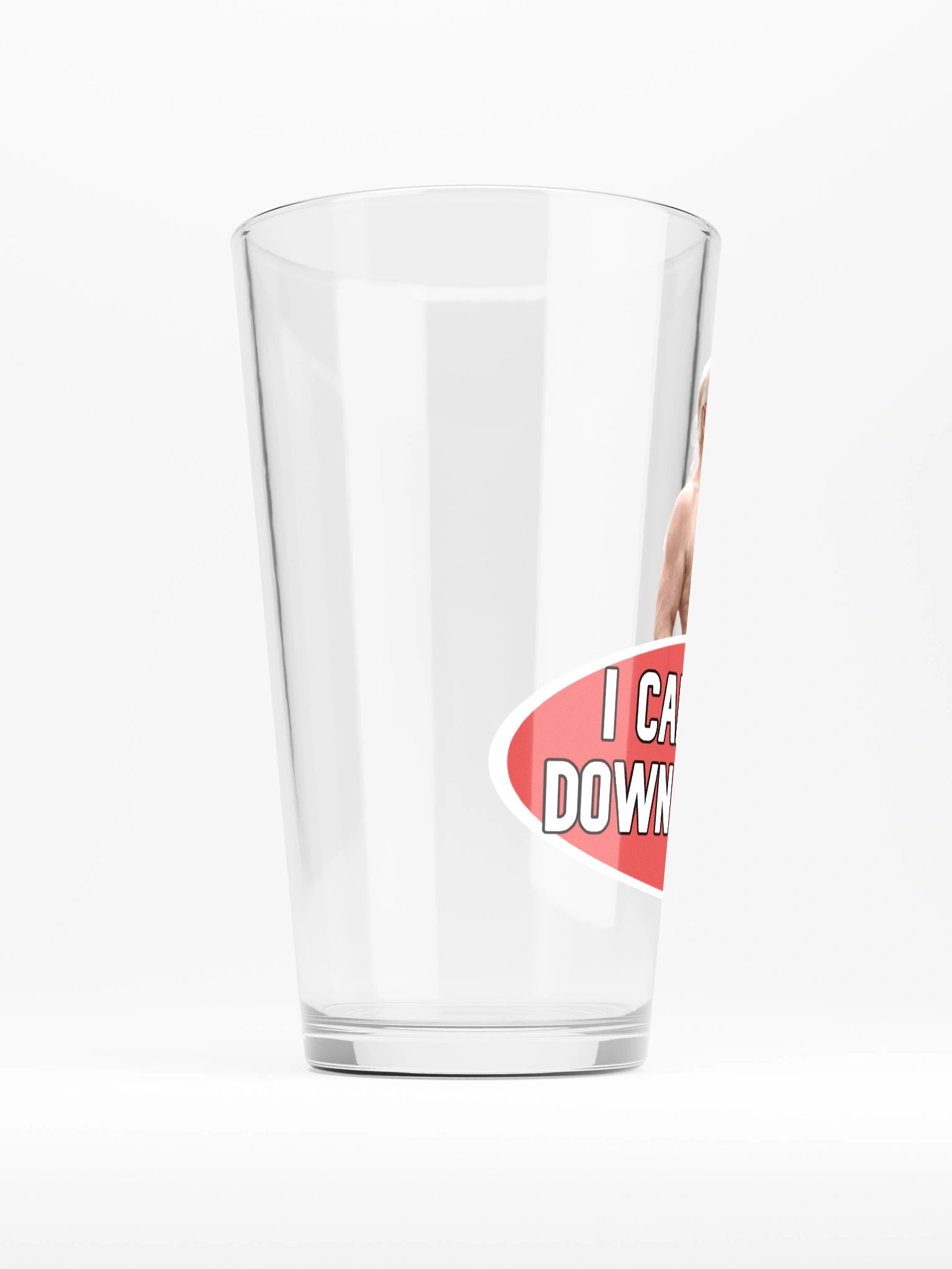 Can't Put Down The Cup Pint Glass product image (2)