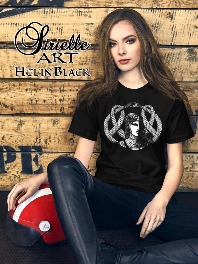 Hel in Black Portrait · Regular Fit Supersoft Bella Canvas T-Shirt product image (1)