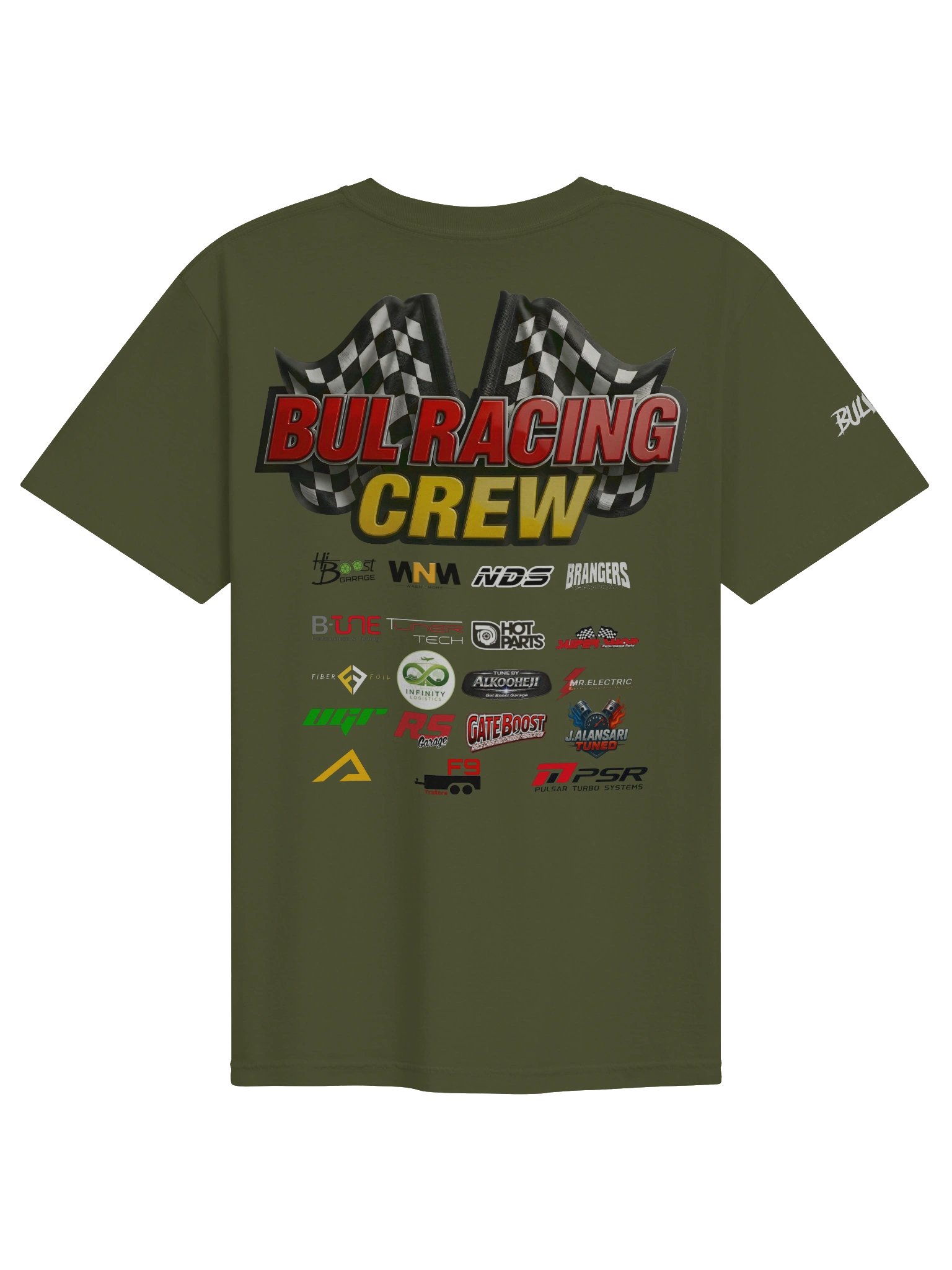 BULRACING CREW-Dyed Heavyweight T-Shirt Team - 8IcYtCwHPlI