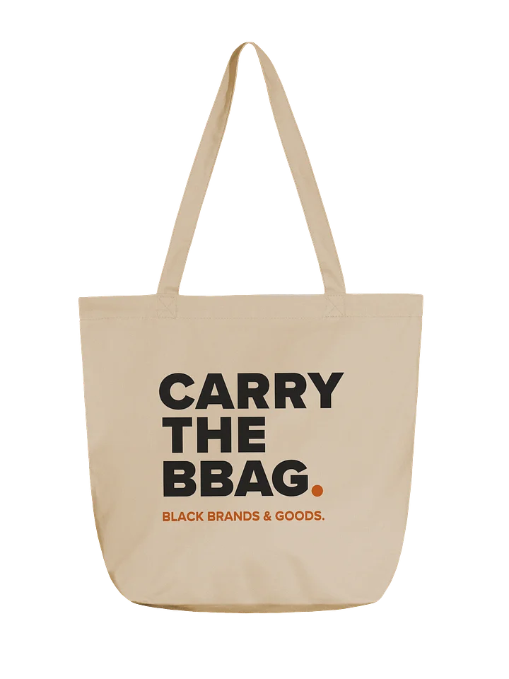 CARRY THE BBAG. Natural Canvas Tote product image (1)