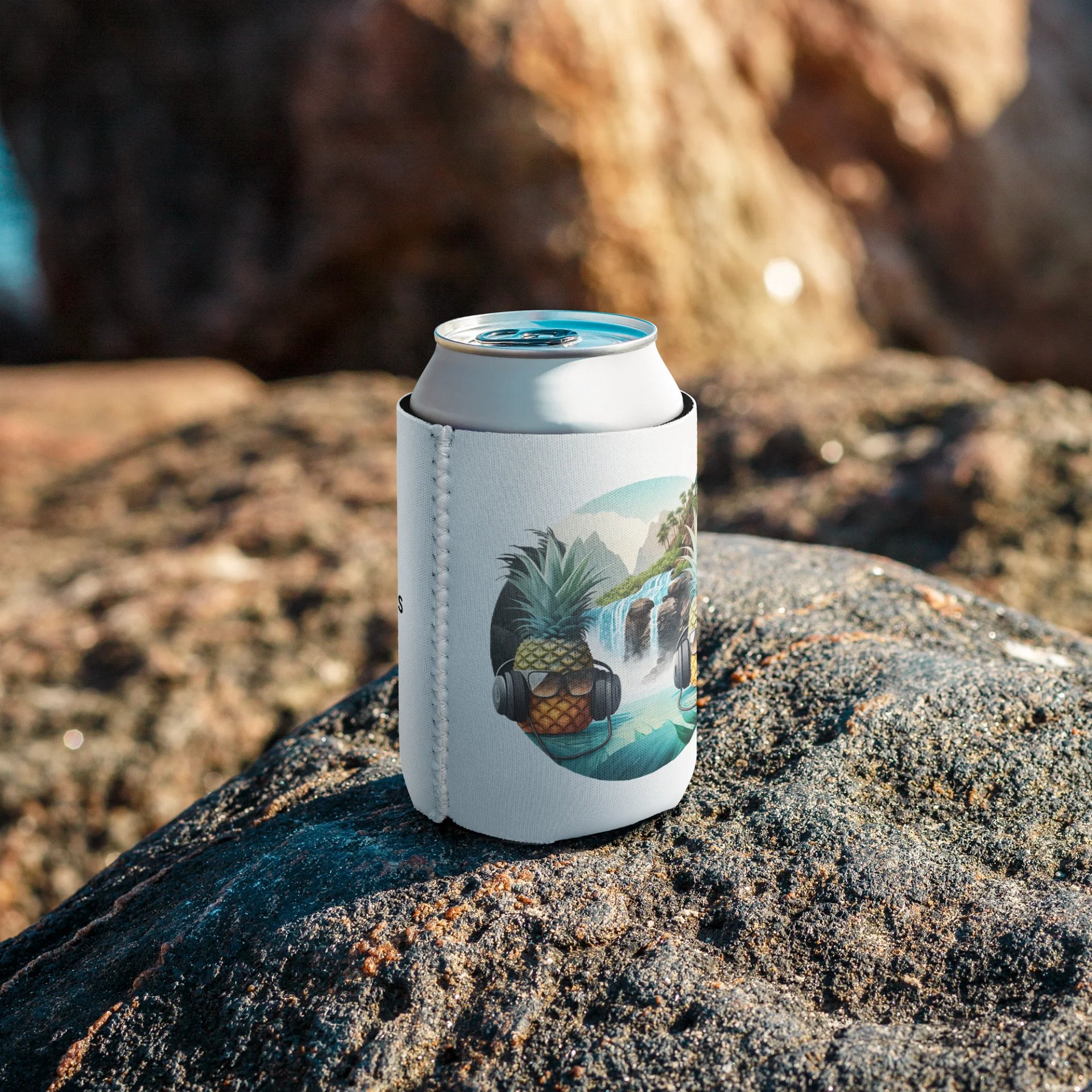 Two Pineapples Waterfall Vibes Coozie product image (6)