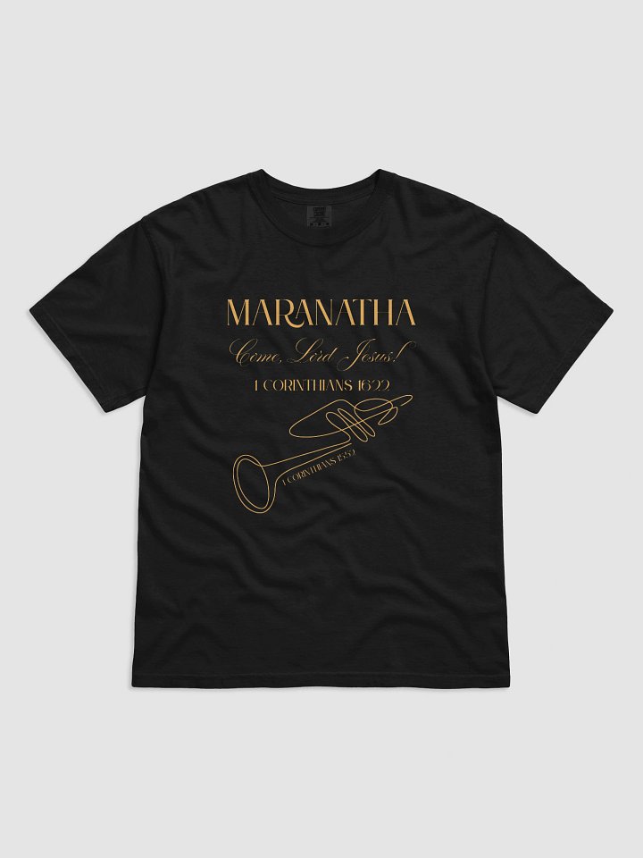 Maranatha Trumpet Comfort Heavyweight T-Shirt (gold) product image (9)