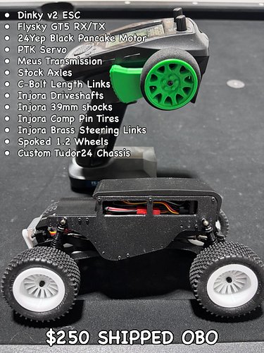 SOLD #scx24 #tudor24 #dinkyrc #24yep #flysky