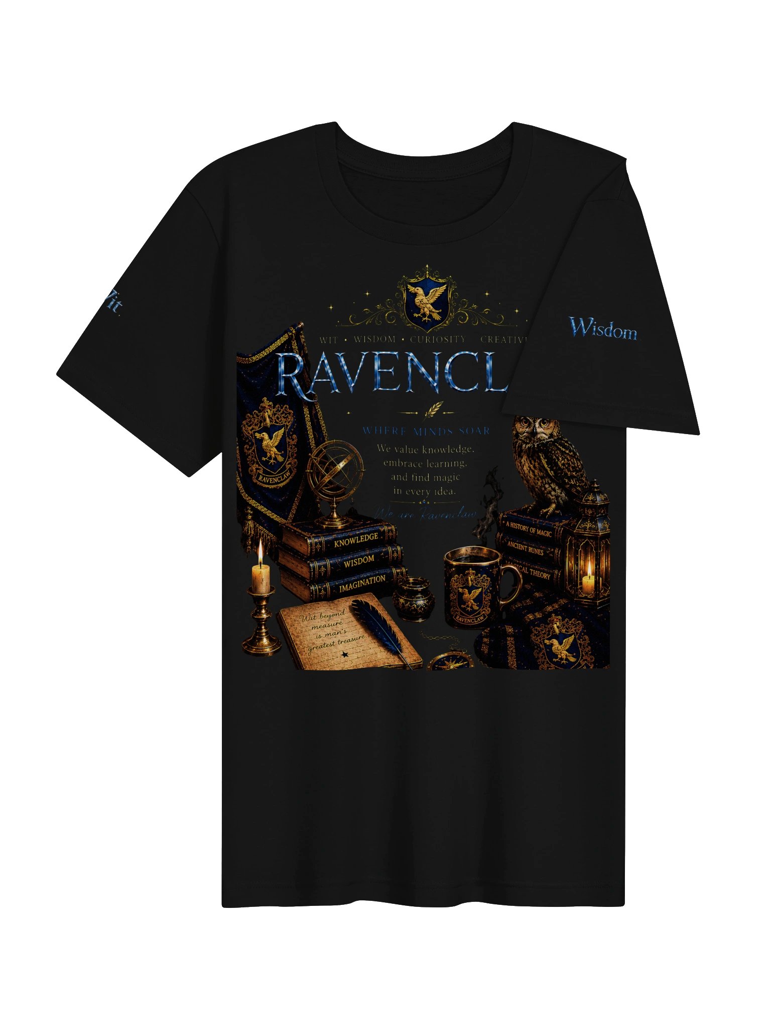 Vintage Wizarding House Collection – Proud to Be Ravenclaw T-Shirt product image (4)