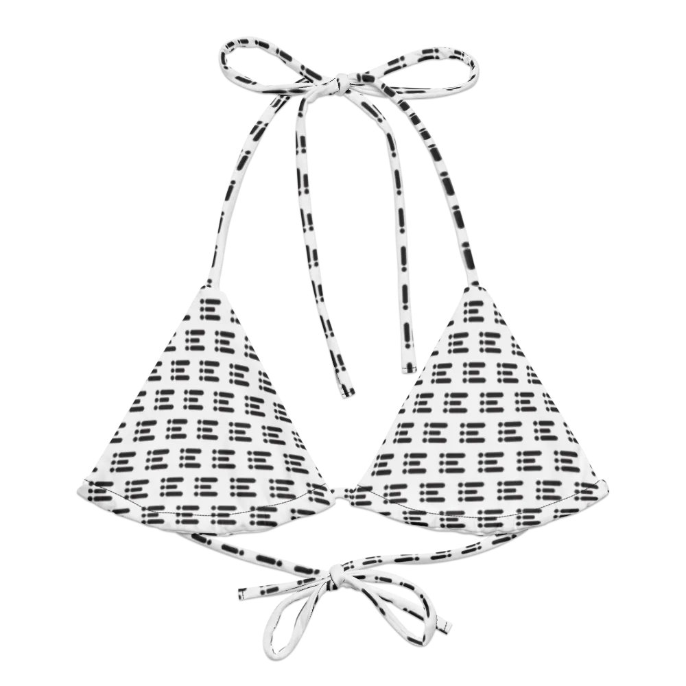 All-Over Print Padded String Bikini Top product image (2)