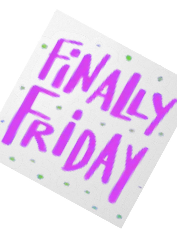 Finally Friday Kiss Cut Stickers product image (2)