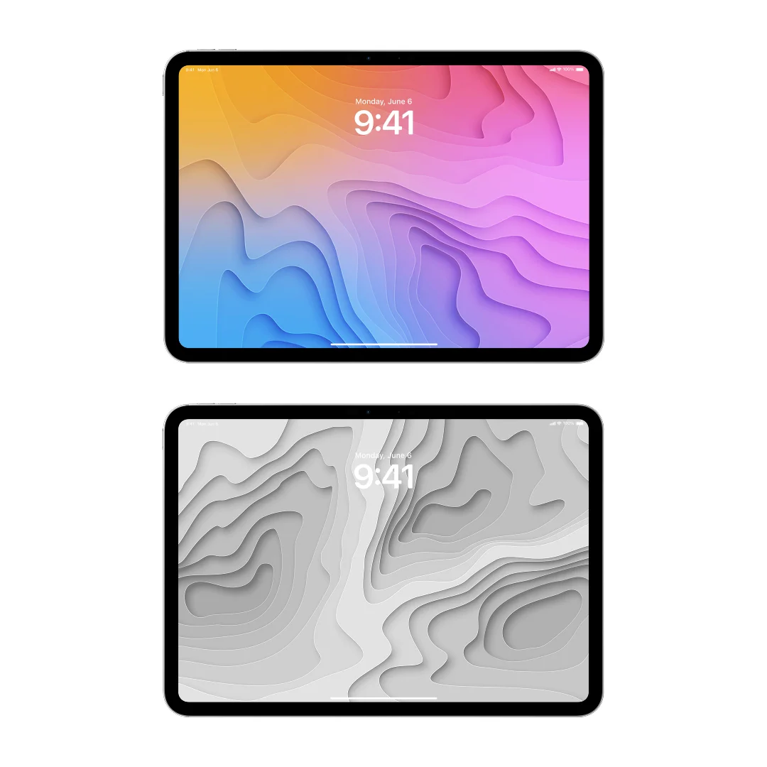 Gradient Topography Wallpaper Pack product image (7)