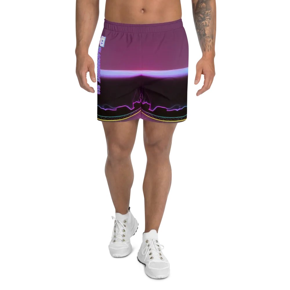 Blackknight513 All-Over Print Athletic Long Shorts product image (1)