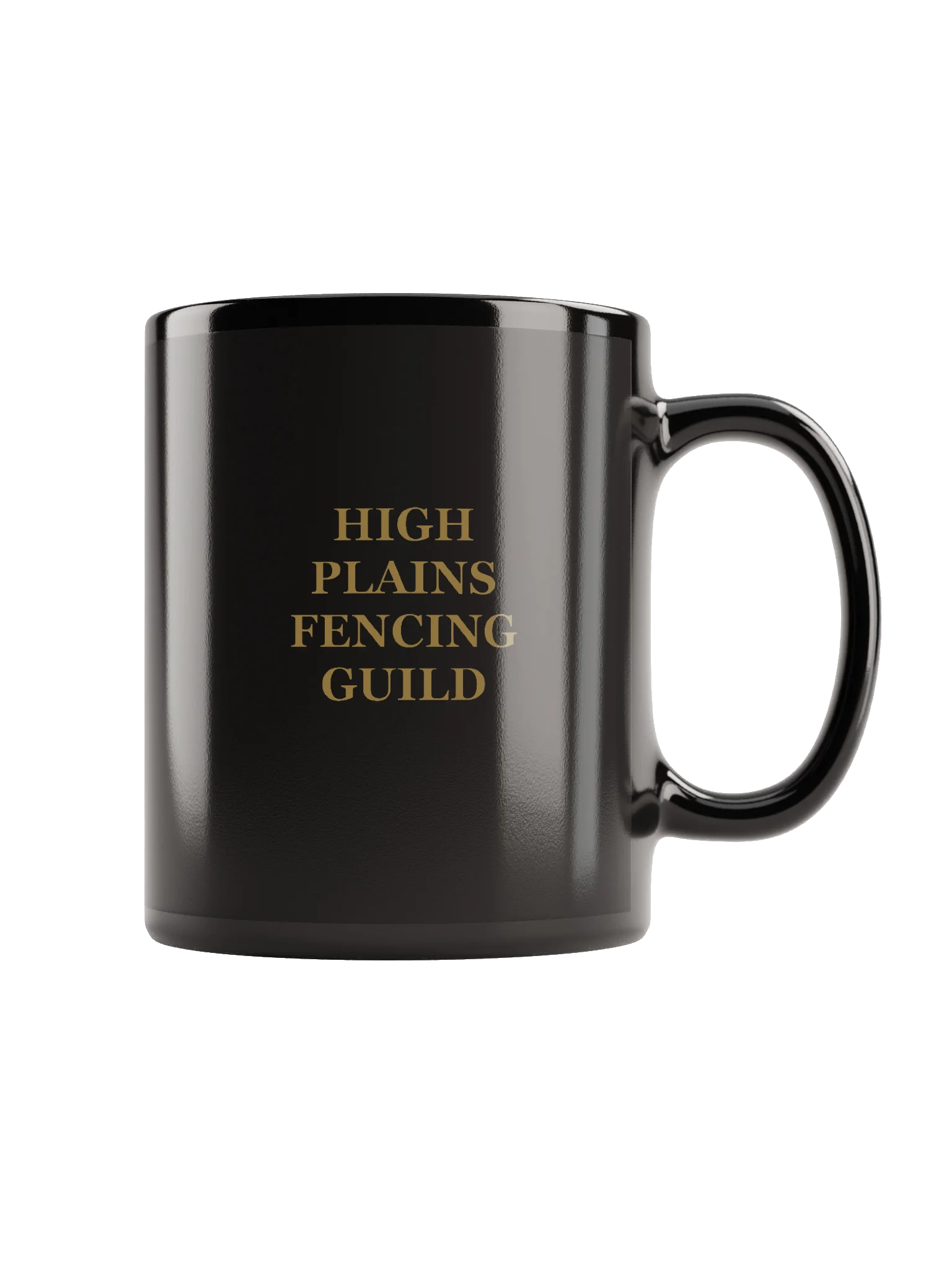 Black High Plains Fencing Guild Emblem Mug product image (2)