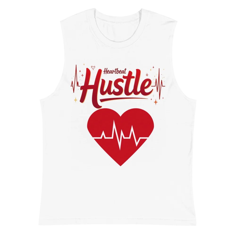 Glittering Hustle Heartbeat Muscle Tank product image (2)