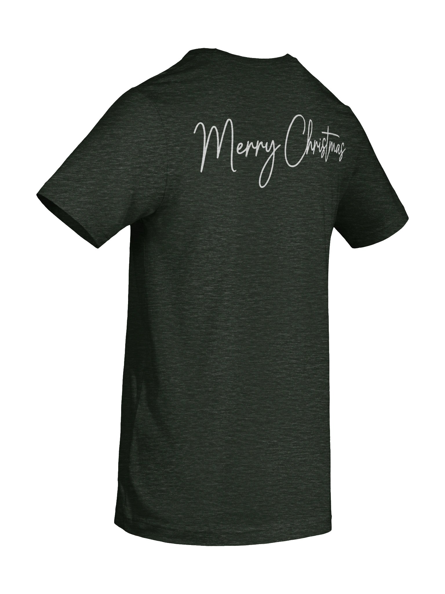 Merry Christmas Reindeer Antlers T-Shirt – Festive Santa Hat Holiday Tee – Cute Red & Green Xmas Stars Shirt product image (49)