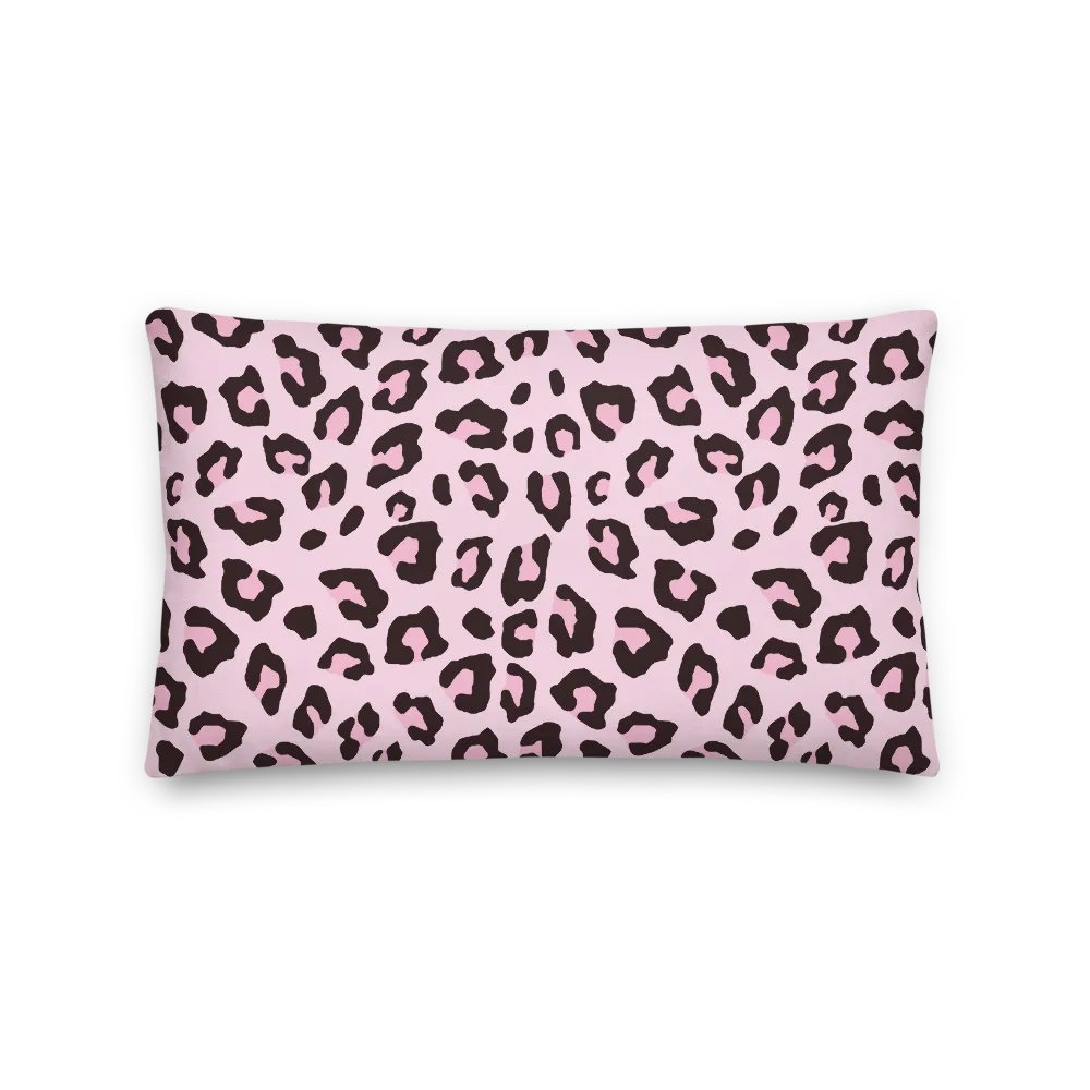 Leopard Print Pink Chocolate Throw Pillow product image (4)