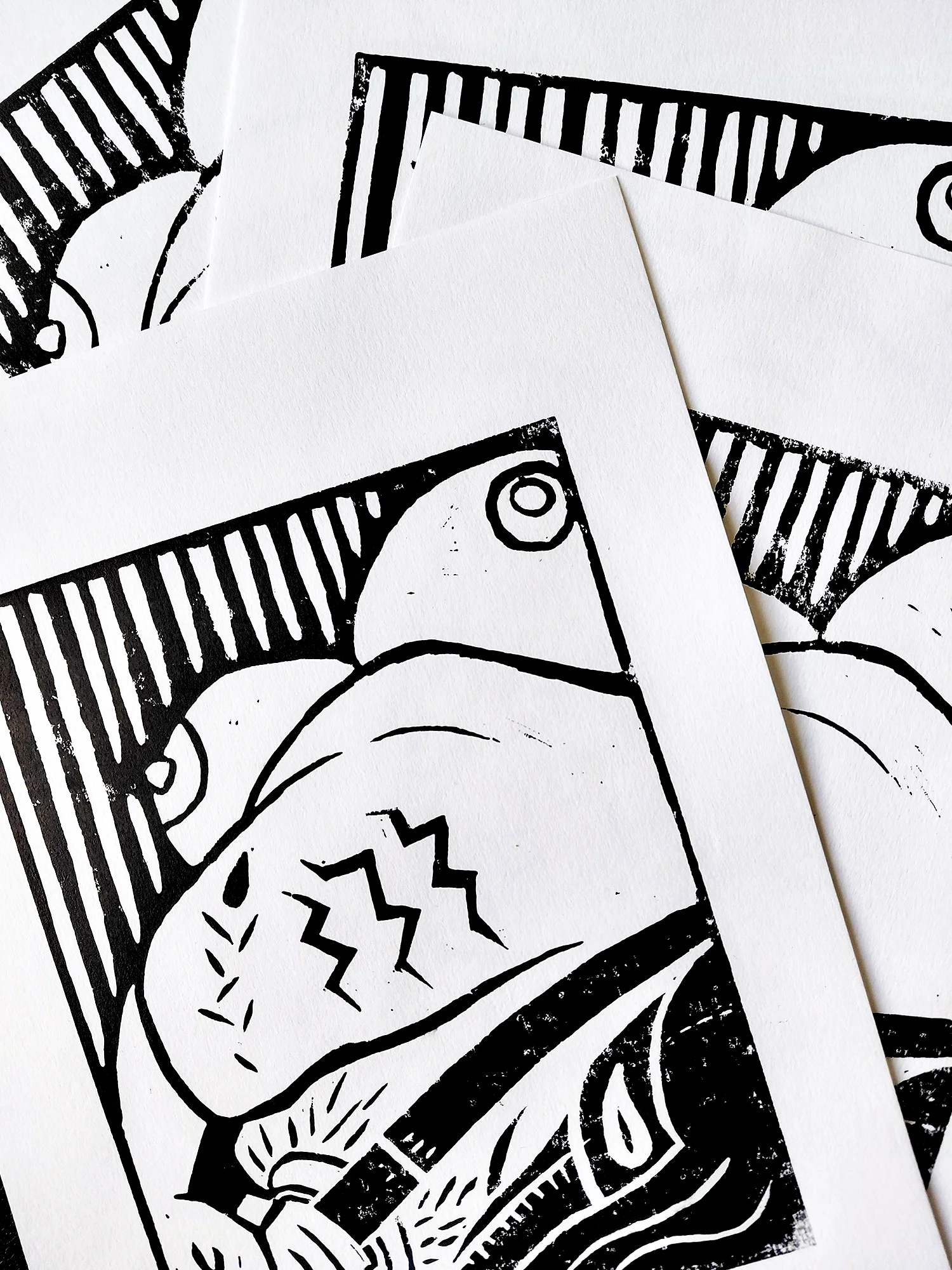 STRAP Lino Print product image (2)
