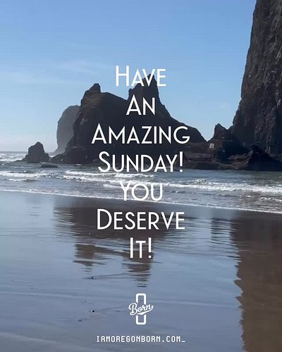 Have an amazing Sunday! Rest, reset, and recharge. You deserve it. 🪼

#OregonBorn
#SundayVibes
#GoodEnergy
#SlowDown
#RestAnd...