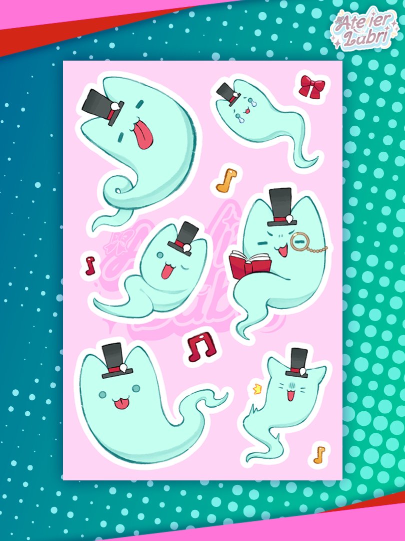 Tomoe Carmine Cargeist Sticker Sheet product image (1)