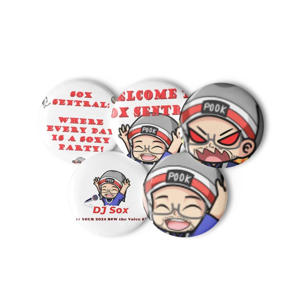Sox Sentral/DJ Sox Buttons product image (6)