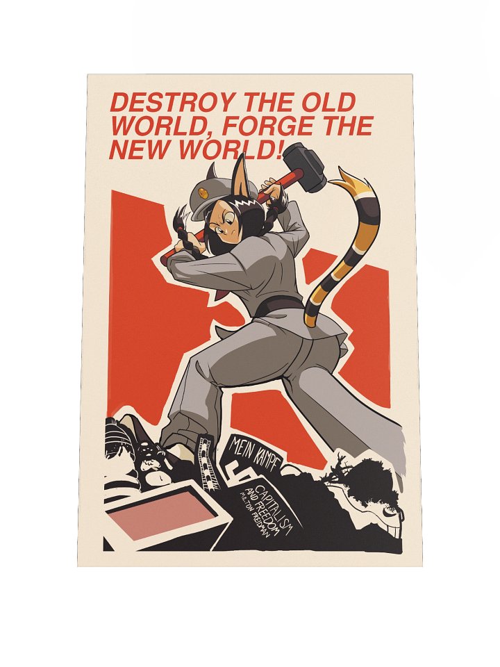 “Destroy The Old World, Forge The New World!” - Poster product image (1)
