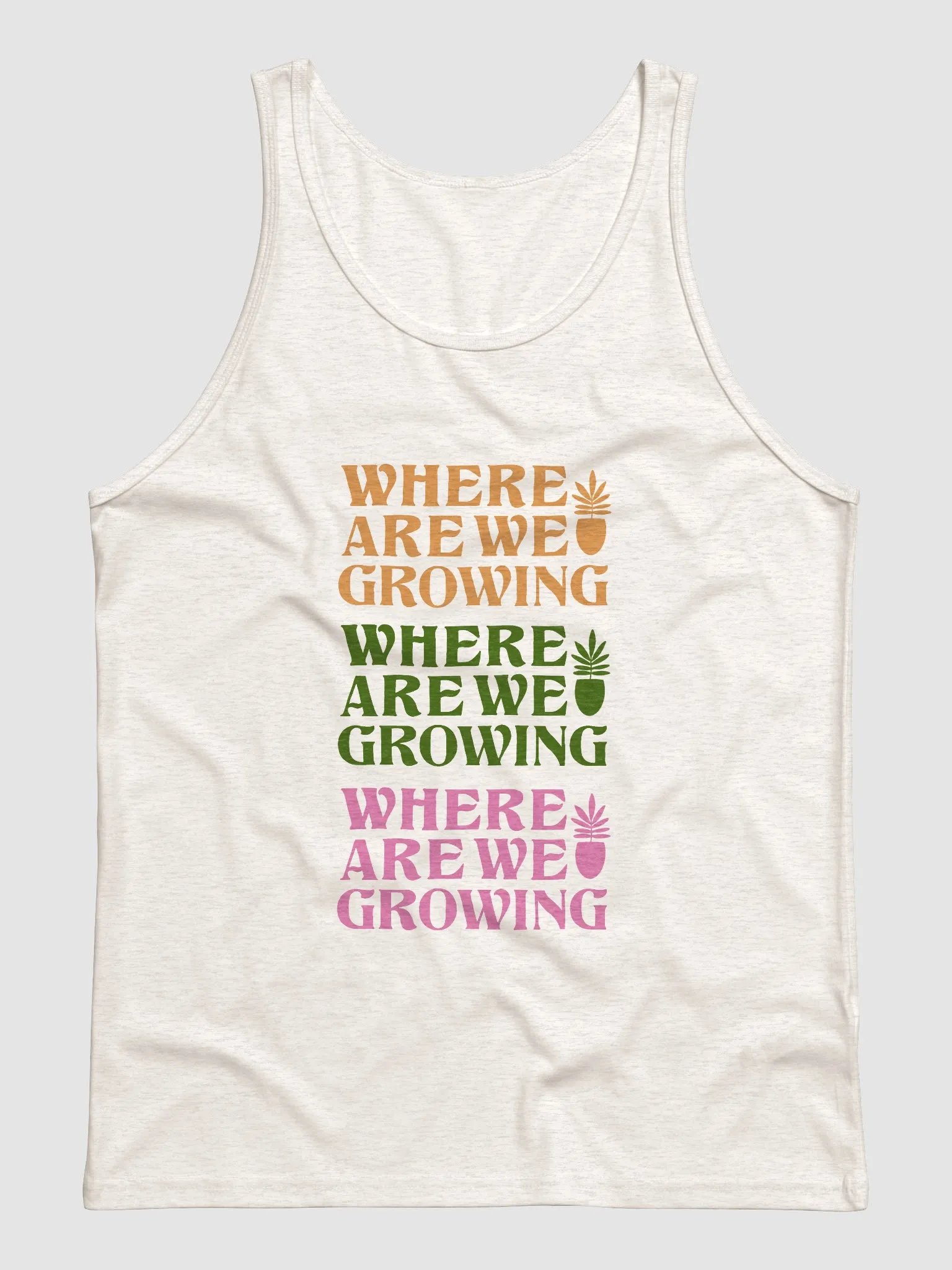 Where Are We Growing Repeating Pattern Tank product image (2)