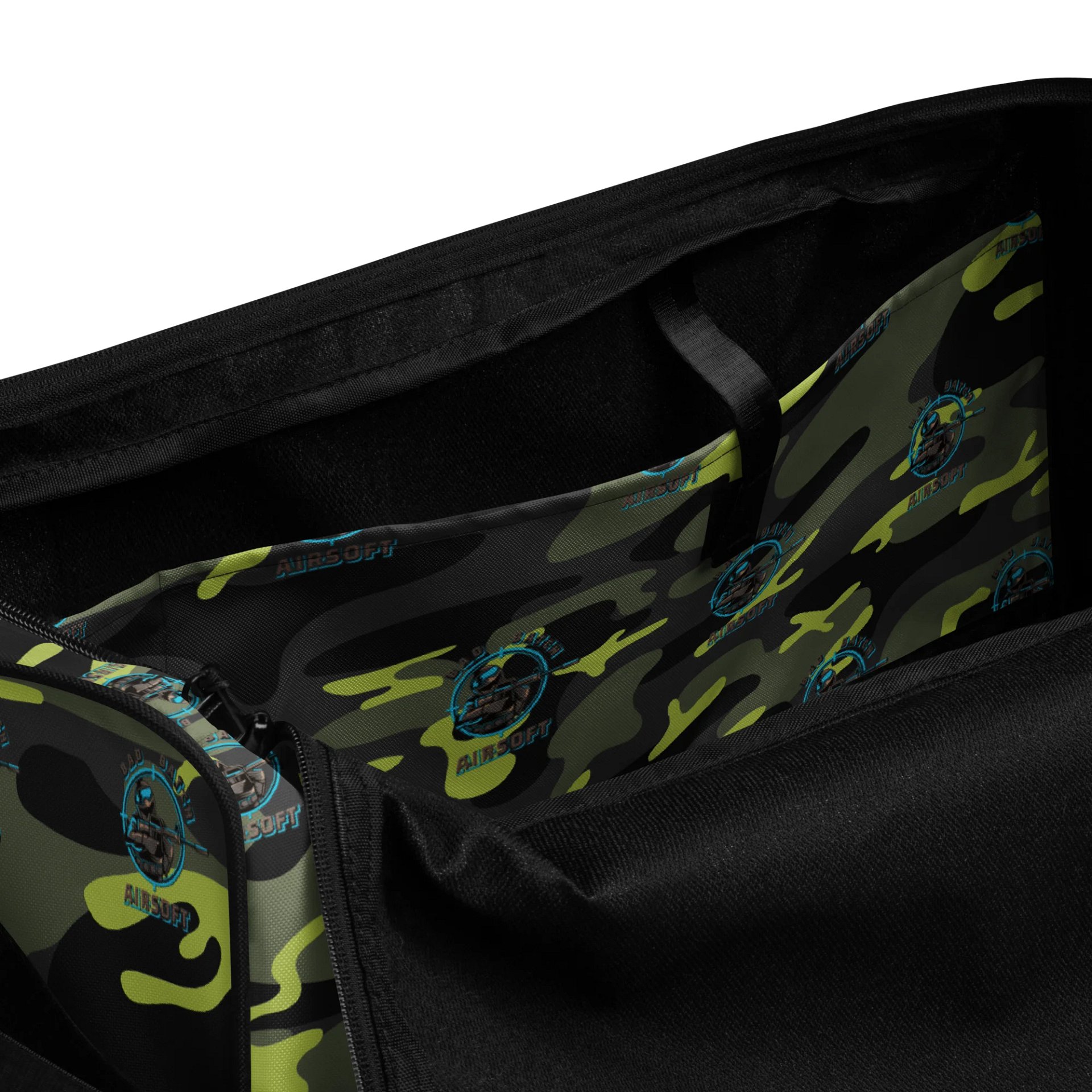 Custom Camo All-Over Duffle Bag product image (6)