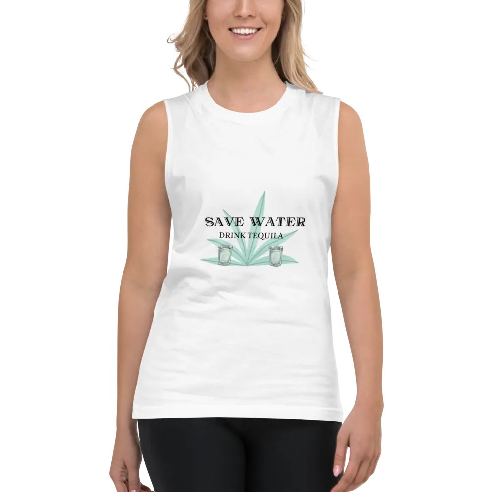 Save Water Muscle Tee product image (4)