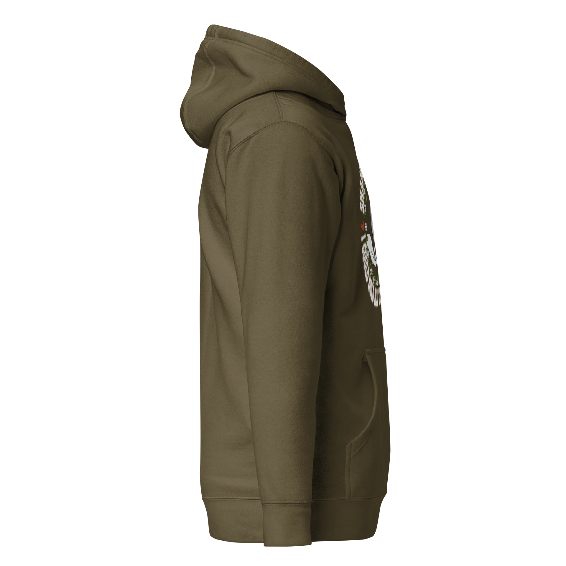 “Shame Held Me Until I Could Hold All The Parts of Me” Military Green Unisex Hoodie product image (5)