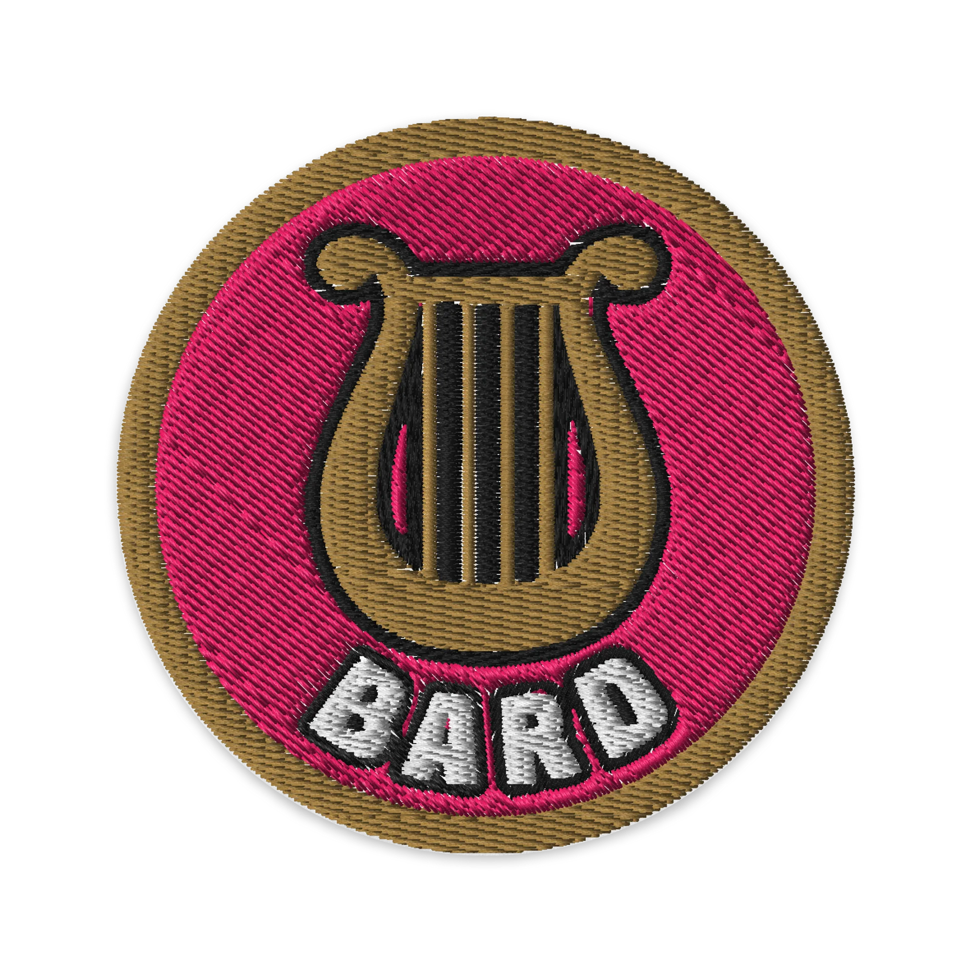 Battle Baubles Bard Class Embroidered Patch product image (1)