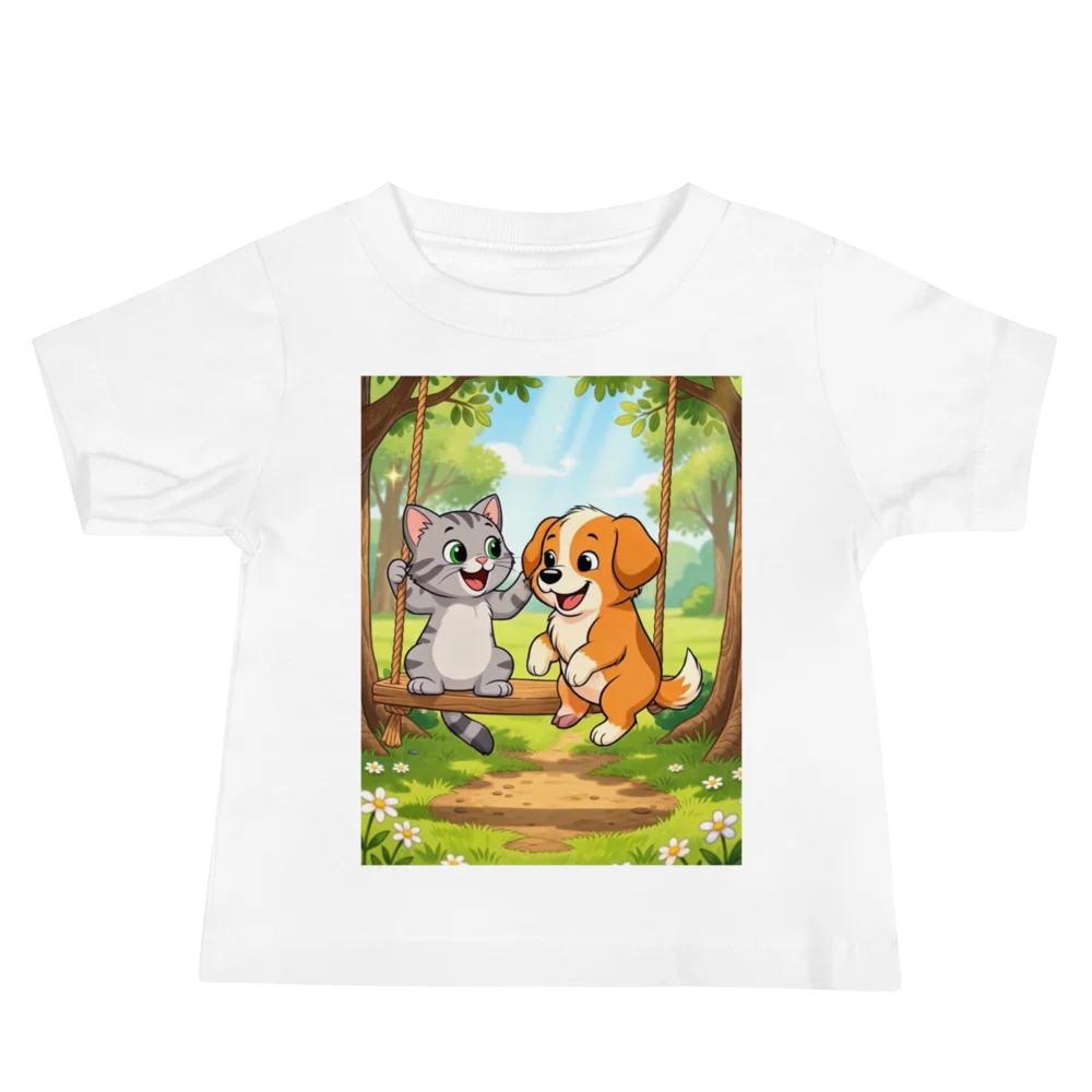 Kitten & Puppy Baby Tee product image (2)